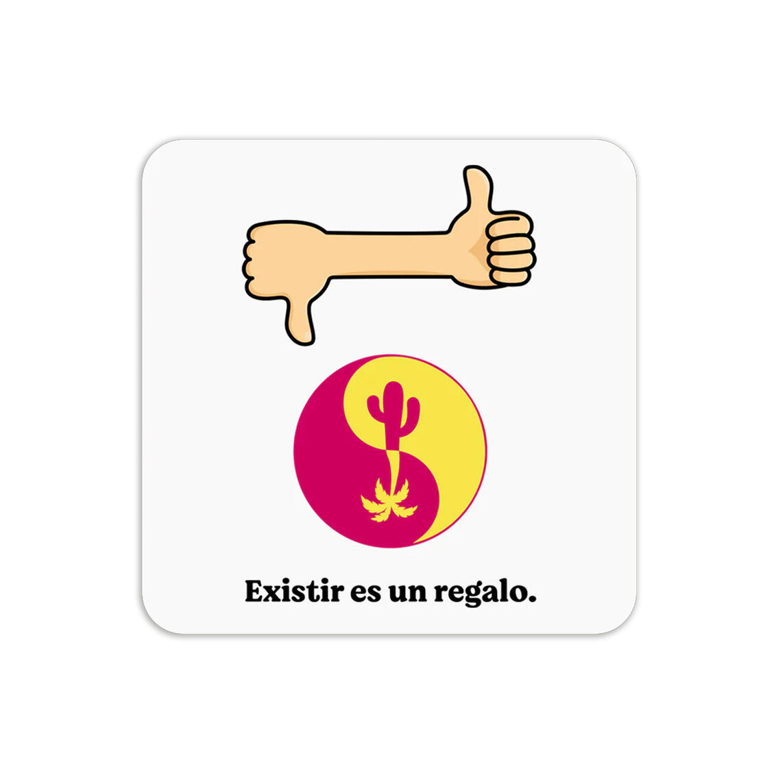"Existir" sticker template