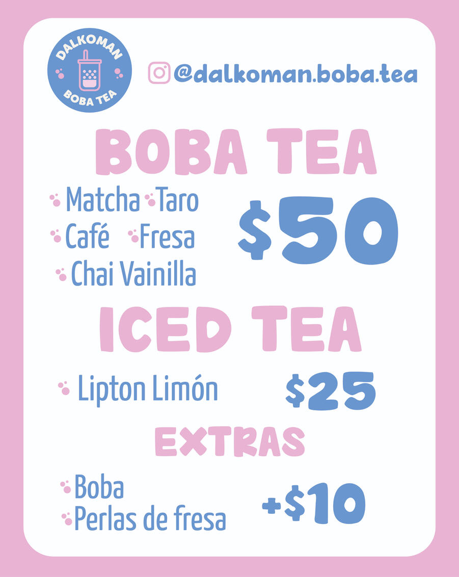 Boba flavors